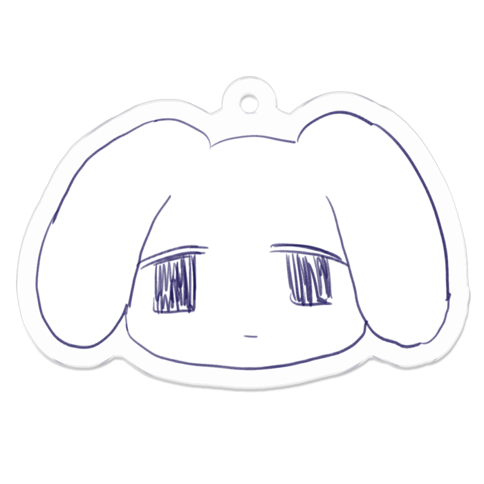 アクリルキーホルダー - 50 x 50 (mm)