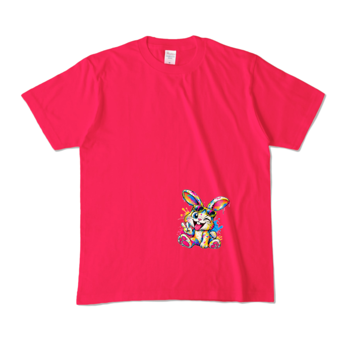 カラーTシャツ - M - ホットピンク （濃色）