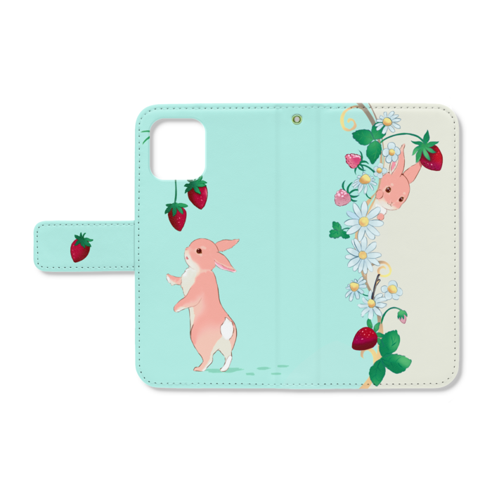 手帳型iPhoneケース - iPhone12 mini - ストラップ穴 あり