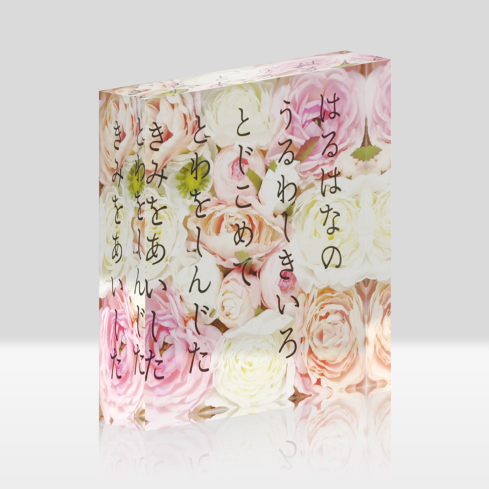 アクリルブロック - 100x100mm