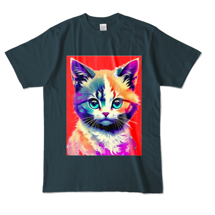カラーTシャツ - L - デニム (濃色)