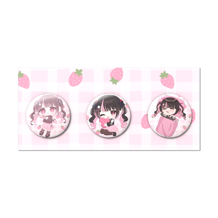 缶バッジセット - 3個セット