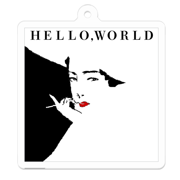 アクリルキーホルダー - 50 x 50 (mm)