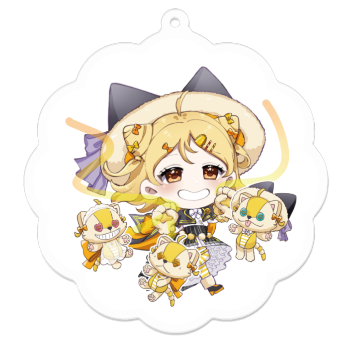 アクリルキーホルダー - 70 x 70 (mm)