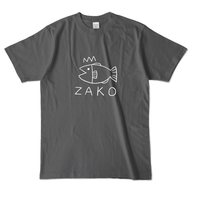カラーTシャツ - L - チャコール (濃色)