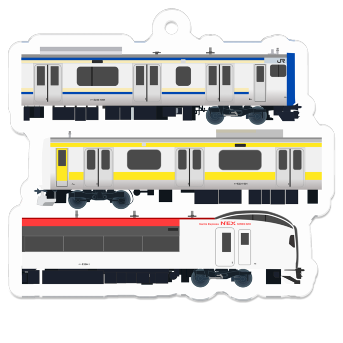 アクリルキーホルダー - 50 x 50 (mm)