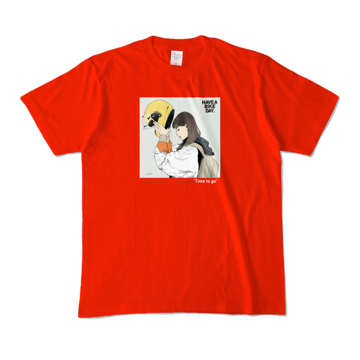 カラーTシャツ - M - レッド (濃色)