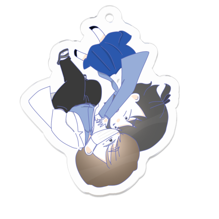 アクリルキーホルダー - 50 x 50 (mm)