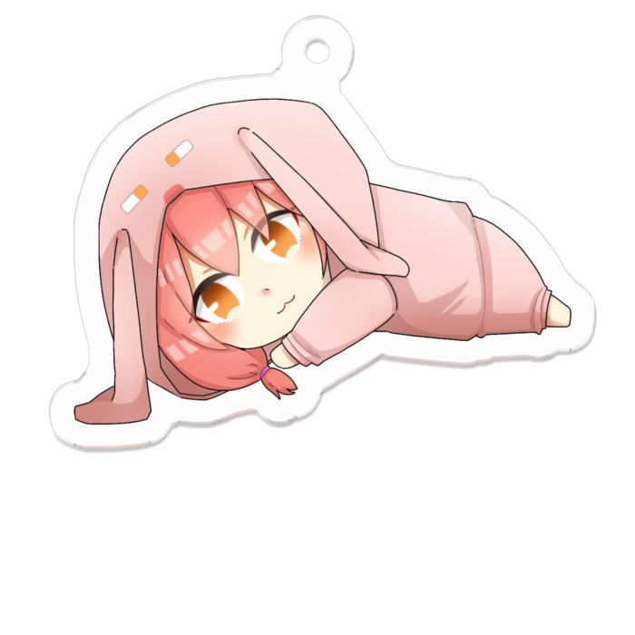 アクリルキーホルダー（コーティング） - 50 x 50 (mm)