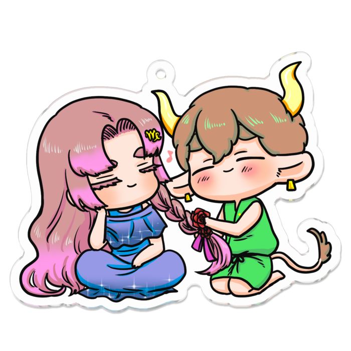 アクリルキーホルダー - 70 x 70 (mm)