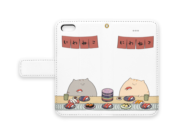 手帳型iPhoneケース - iPhone 5 / 5s / SE - ストラップ穴 あり