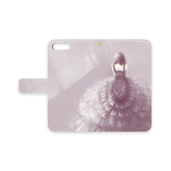 手帳型iPhoneケース - iPhone 7 Plus / 8 Plus - ストラップ穴 あり