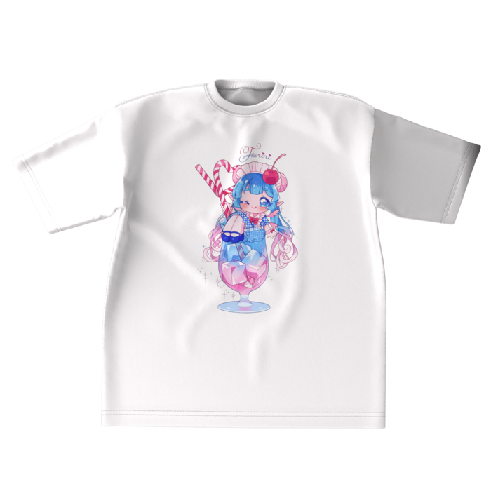 ブルー×ピンク(inメロンソーダ)- XL - 正面