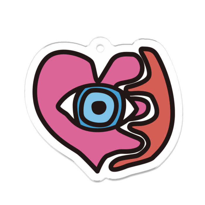 アクリルキーホルダー - 50 x 50 (mm)