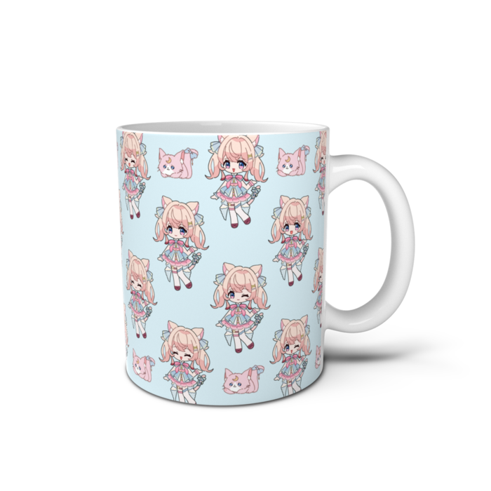 マグカップ（blue） - 直径 8 cm / 高さ 9.5 cm