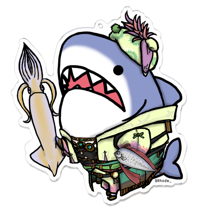 アクリルキーホルダー - 100 x 100 (mm)