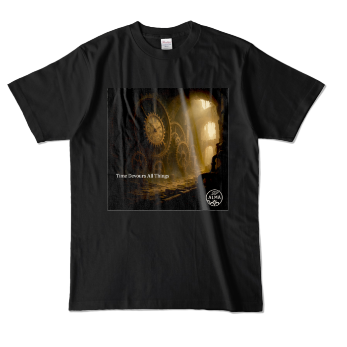 カラーTシャツ - L - ブラック (濃色)