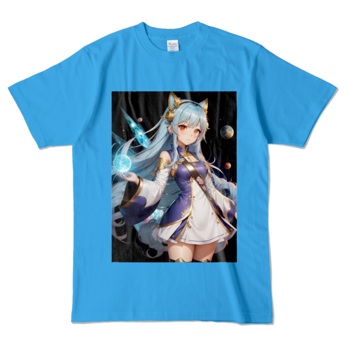 カラーTシャツ - L - ターコイズ (濃色)