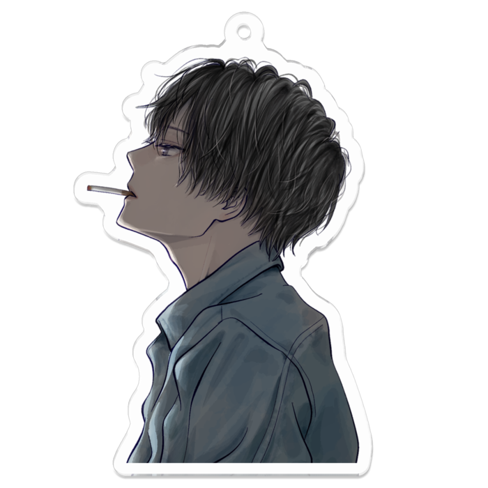 アクリルキーホルダー（コーティング） - 70 x 70 (mm)(1)