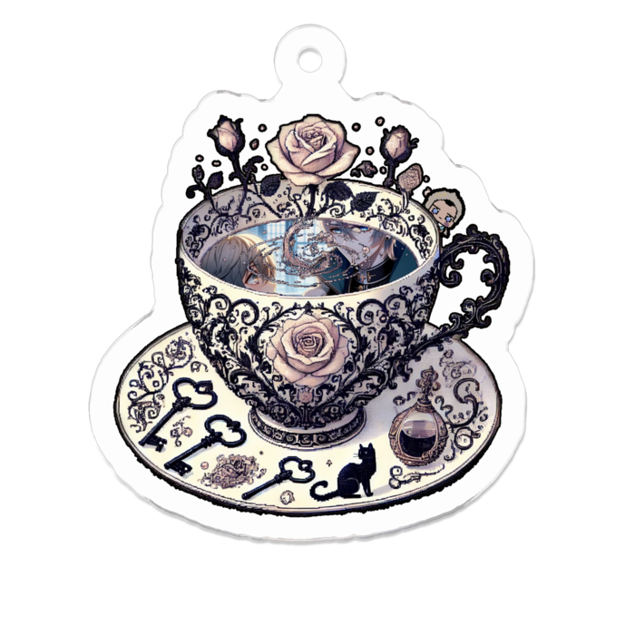 アクリルキーホルダー - 50 x 50 (mm)