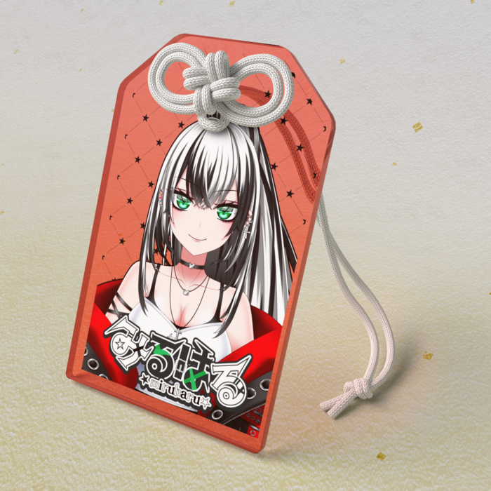 アクリルお守り - 50 × 80mm