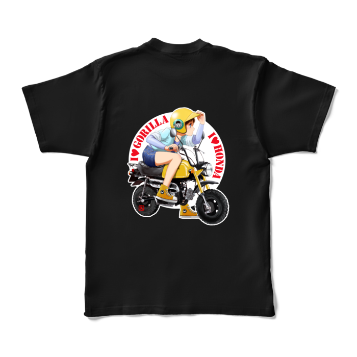 カラーTシャツ - XL - ブラック (濃色)