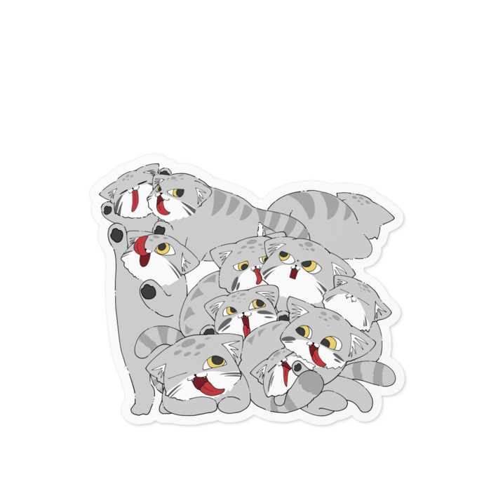 ステッカー - 100 x 100 (mm)