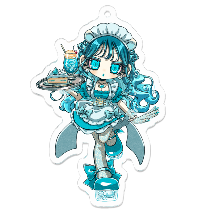 アクリルキーホルダー - 70 x 70 (mm)