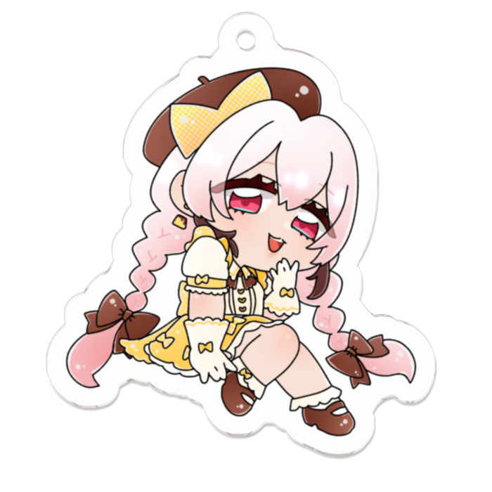 アクリルキーホルダー - 50 x 50 (mm)