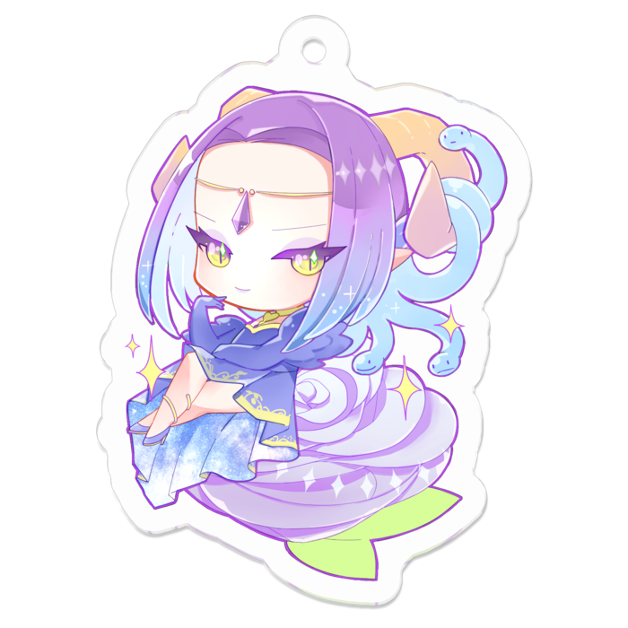 アクリルキーホルダー - 50 x 50 (mm)