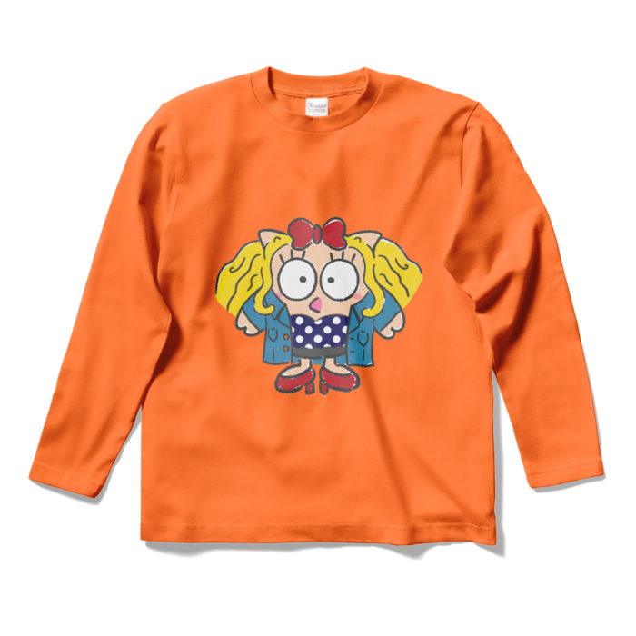 ロングスリーブTシャツ - S - オレンジ