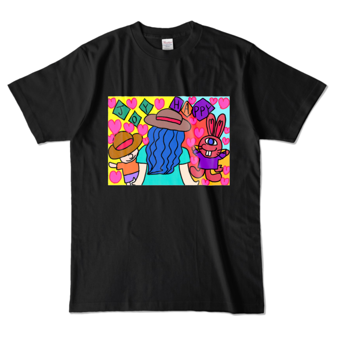 カラーTシャツ - L - ブラック (濃色)