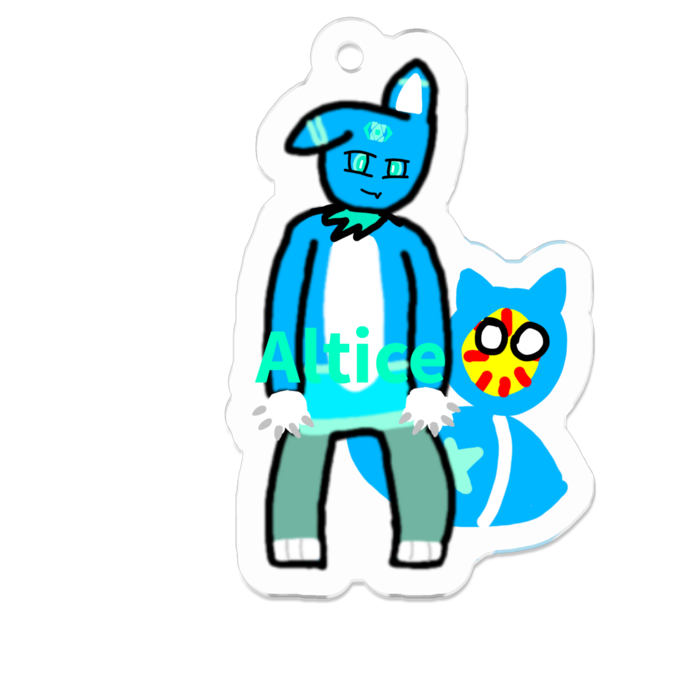 アクリルキーホルダー - 50 x 50 (mm)