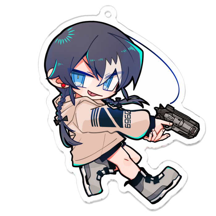 アクリルキーホルダー - 70 x 70 (mm)