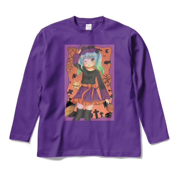 ロングスリーブTシャツ - M - パープル