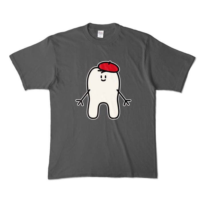 カラーTシャツ - XL - チャコール (濃色)