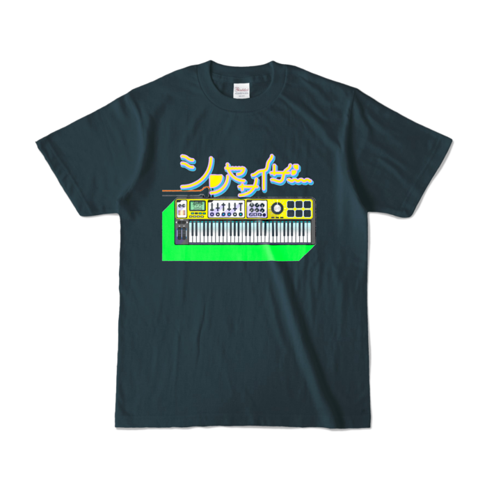 カラーTシャツ - S - デニム (濃色)