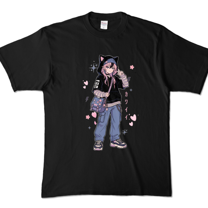カラーTシャツ - XL - ブラック （濃色）