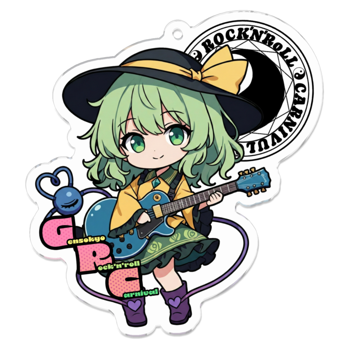 アクリルキーホルダー - 70 x 70 (mm)