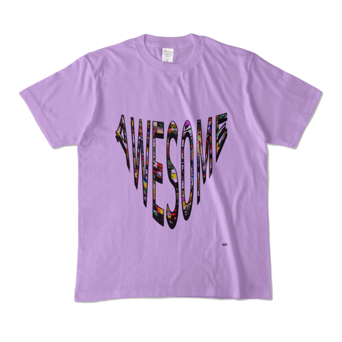 カラーTシャツ - M - ライトパープル (淡色)