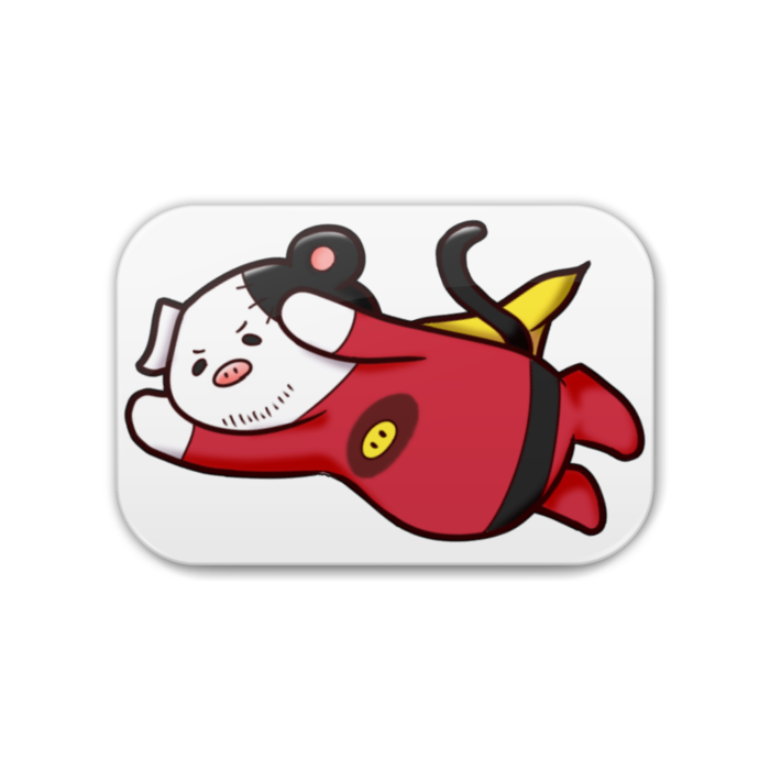 缶バッジ - 角丸 76x51mm
