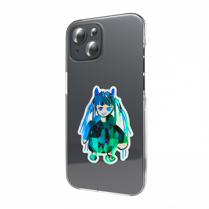 ホログラムスマホステッカー - 縦