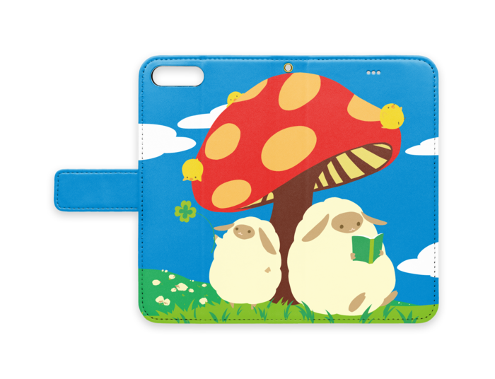 手帳型iPhoneケース - iPhone 8 Plus / 7 Plus - ストラップ穴 あり