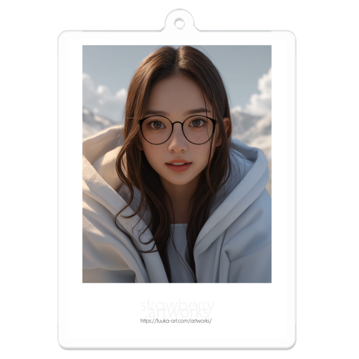 アクリルキーホルダー（コーティング） - 70 x 70 (mm)