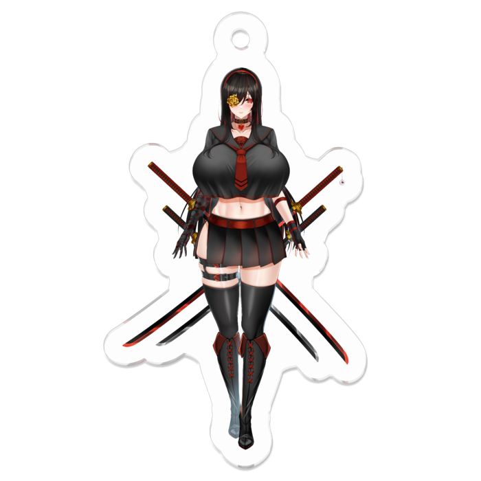 アクリルキーホルダー - 50 x 50 (mm)