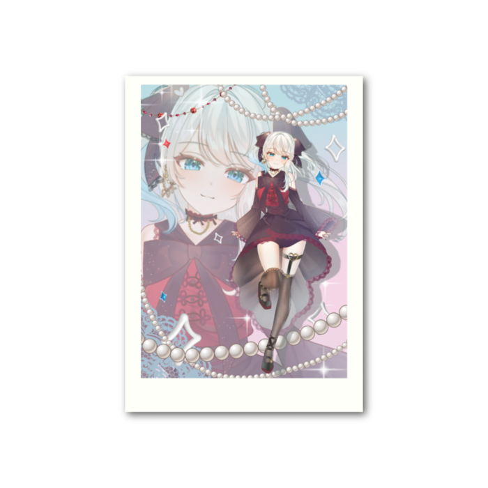 フォト風カード - 縦 - 片面