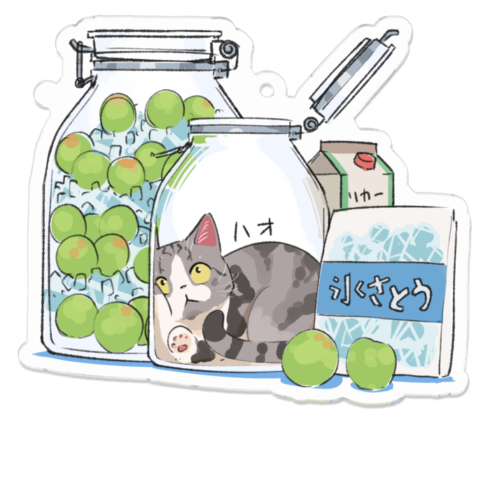 アクリルキーホルダー - 70 x 70 (mm)