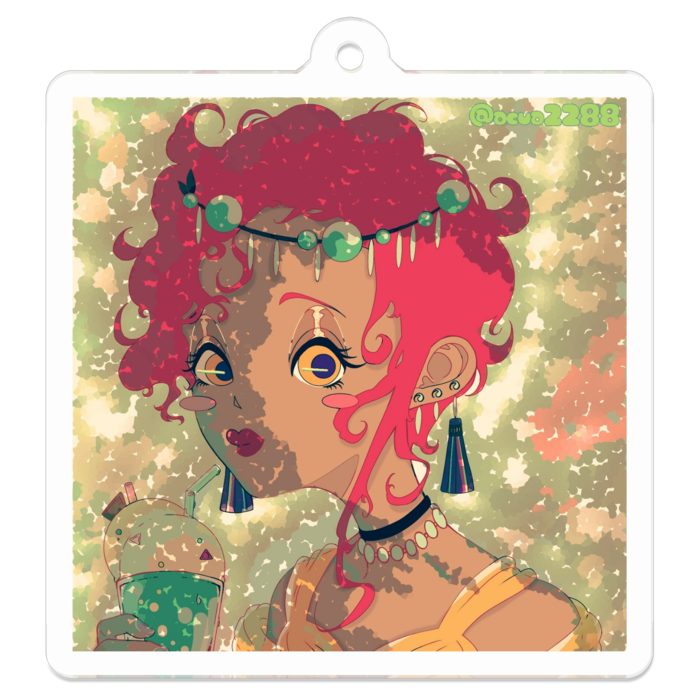 アクリルキーホルダー - 50 x 50 (mm)