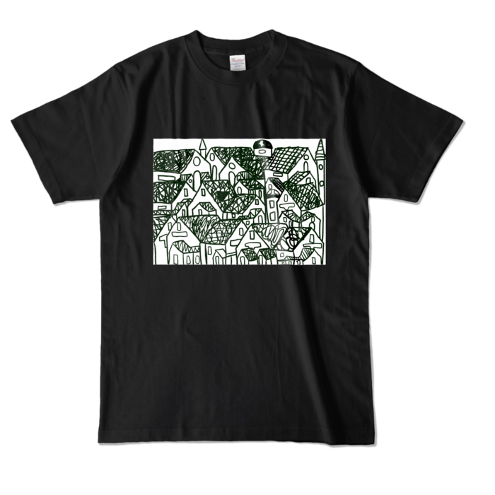 カラーTシャツ - L - ブラック (濃色)