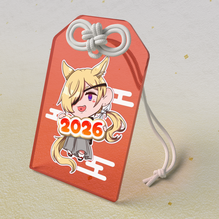 アクリルお守り - 50 × 80mm